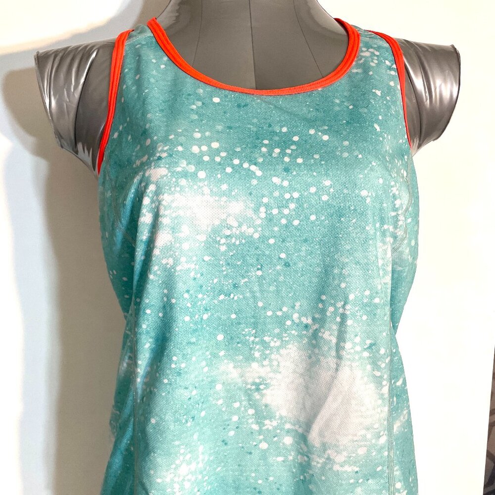 💙 Nike Racer Back DRI-FIT Tank Size Large - Turquoise/Orange, 💙 5/$25 it…